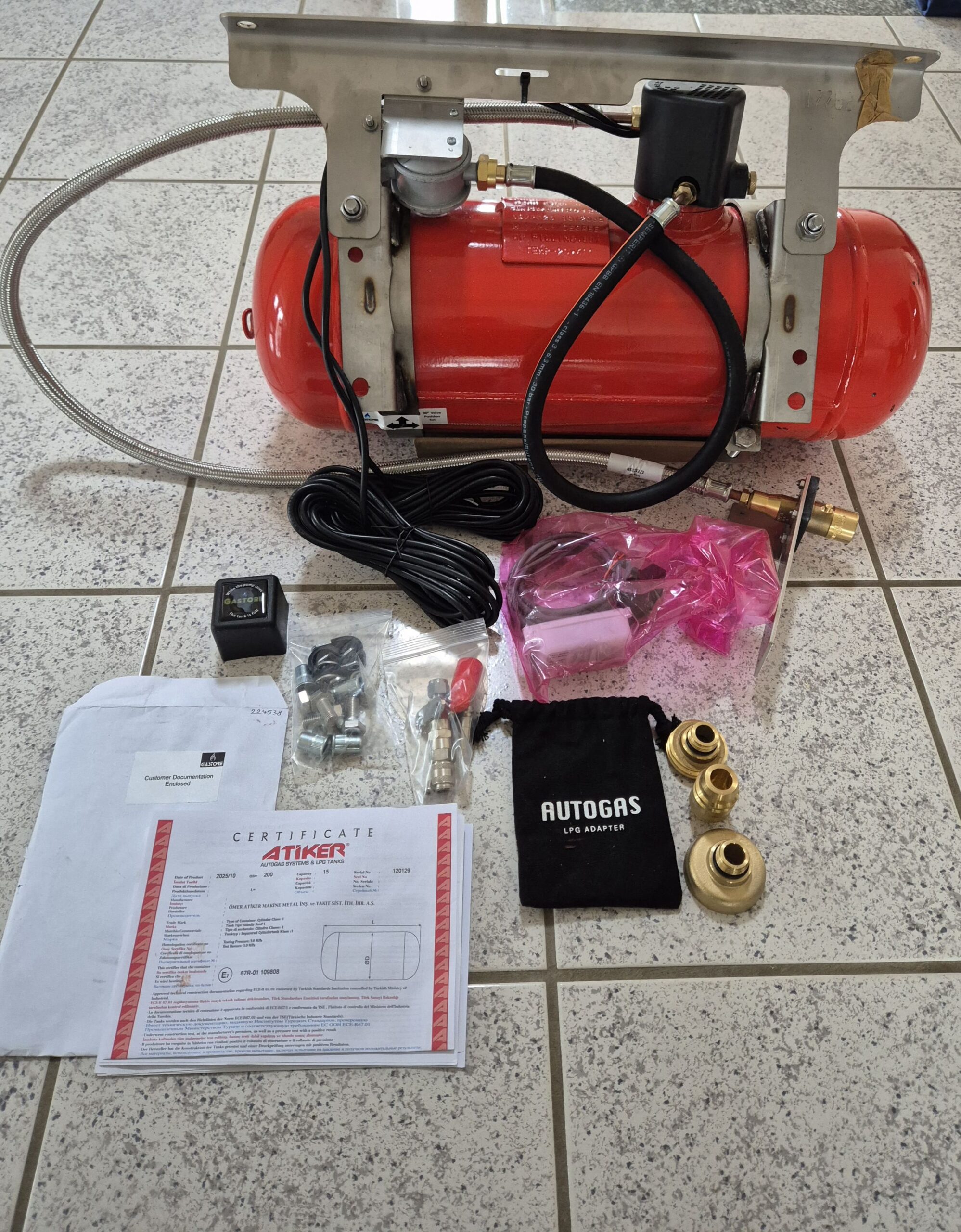 VW T5/T6 LPG TANK